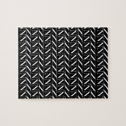 Puzzle Lettre initiale monogramme N (Horizontal)