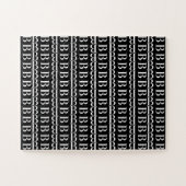 PUZZLE LETTRE INITIALE MONOGRAPHIQUE B (Horizontal)