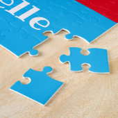 Puzzle Lettre mignonne D Enfants Photo et nom (Côté)