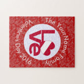 Puzzle LETTRE ROUGE autrichienne JOUR Drapeau personnalis (Horizontal)