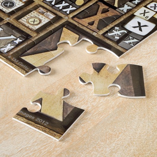 Puzzle Lettre X (Côté)