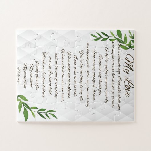 Puzzle Lettres à mon mari (Horizontal)