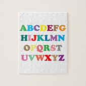 Puzzle Lettres colorées d'ABC (Vertical)