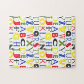 Puzzle Lettres de couleur vive de Megan Meagher (Horizontal)