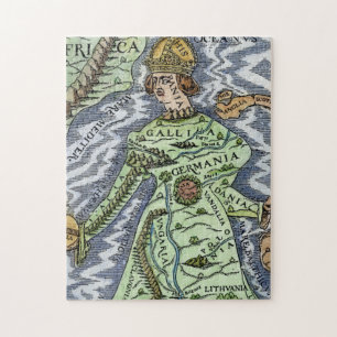 PUZZLE L'EUROPE EN TANT QUE REINE, 1588