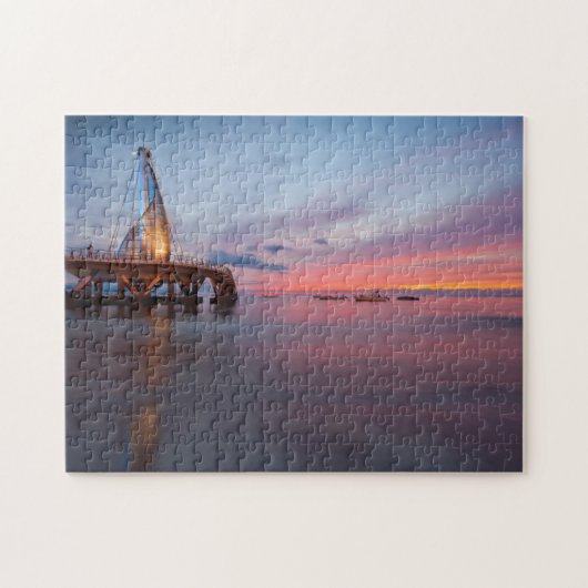 Puzzle Lever de la lune et coucher du soleil (Horizontal)