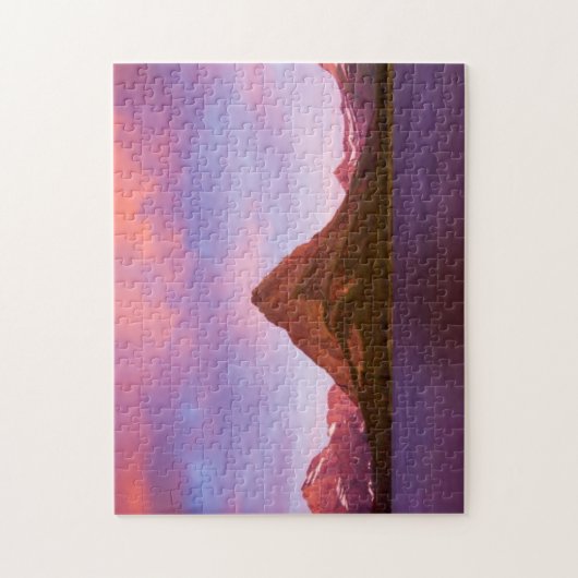 Puzzle Lever de soleil au glacier (Vertical)