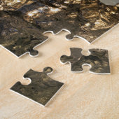Puzzle Lever de soleil doré vu à travers une formation d' (Côté)