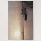 Puzzle Lever de soleil doux d'hiver dans Pays-Bas (Vertical)