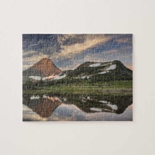 Puzzle Lever de soleil et reflet, Glacier National Park, (Horizontal)