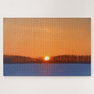 Puzzle Lever de soleil sur la prairie   Manitoba, Canada