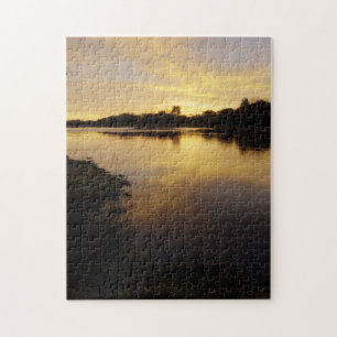 Puzzle Lever de soleil sur la rivière Maumme