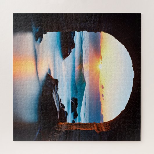 Puzzle Lever d'océan avec tunnel en briques (Horizontal)