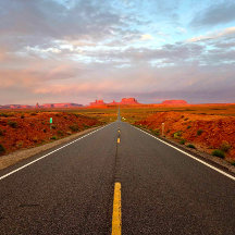 Lever du soleil à Forrest Gump Point