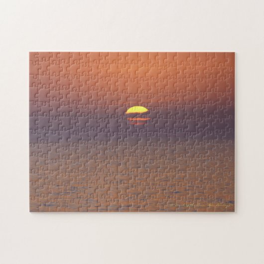 Puzzle Lever du soleil en mer (Horizontal)