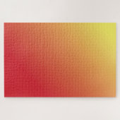 Puzzle Lever du soleil - Rouge brillant au dégradé jaune (Horizontal)