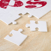 Puzzle Lèvres chaudes, Lèvres rouges (Côté)