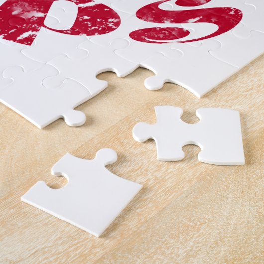 Puzzle Lèvres chaudes, Lèvres rouges (Côté)