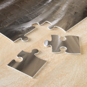 Puzzle Lévrier Afghan blanc    (Côté)