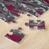 Puzzle Lévrier Borzoï sautant (Côté)