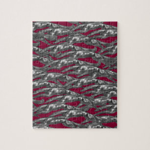 Puzzle Lévrier Borzoï sautant