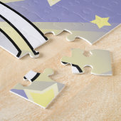 Puzzle Lévrier de bande dessinée/whippet/lévrier italien (Côté)
