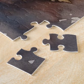 Puzzle Lévrier d'Halloween avec citrouilles effrayant (Côté)