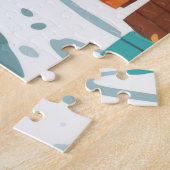 Puzzle Lévriers américains de Noël Fête (Côté)