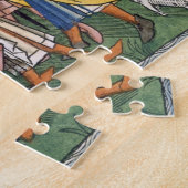 Puzzle L'exode 17 1-7 Moïse fait l'écoulement d'eau à (Côté)