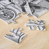 Puzzle L'extraction des métaux, après une gravure sur (Côté)