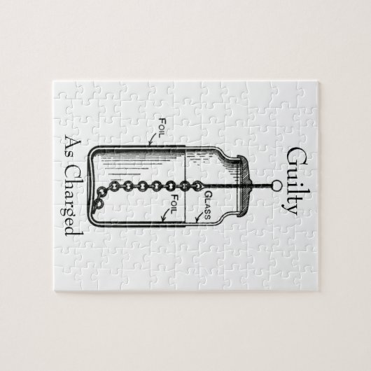 Puzzle Leyden Jar coupable (Horizontal)