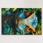 Puzzle Lézard Bleu (Horizontal)