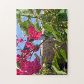 Puzzle Lézard de jardin curieux (Vertical)