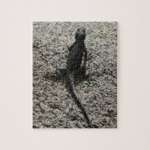 Puzzle Lézard noir