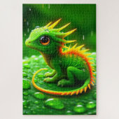 Puzzle Lézard vert (Vertical)