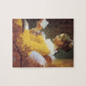 Puzzle lezen voor vrouw legpuzzel (Horizontaal)