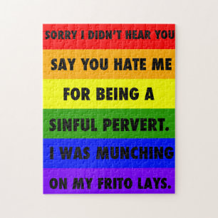 Puzzle LGBTQA+ Ignorer Les Détenteurs