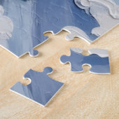 Puzzle Lhasa Apso Christmas Red Truck Holiday (Côté)