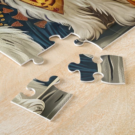 Puzzle Lhasa Apso Halloween Éffrayant (Côté)