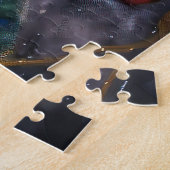 Puzzle Lhasa Apso Saison des Fêtes de Noël (Côté)