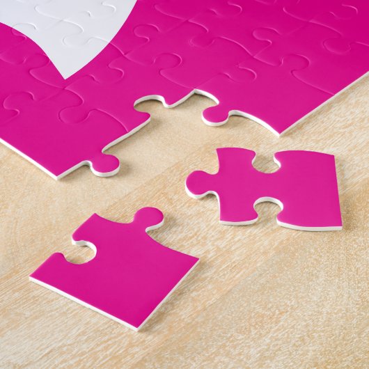 Puzzle L'hébreu moderne Aleph Tav Blanc sur la typographi (Côté)