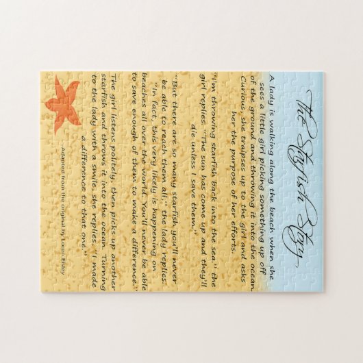 Puzzle L'histoire de Starfish (Horizontal)