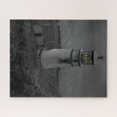 Puzzle L'historique Heceta Head Lighthouse B&W de l'Orego (Horizontal)