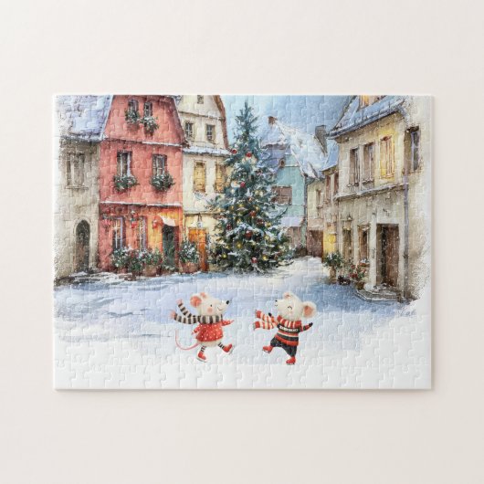 Puzzle L'hiver à Mice Town (Horizontal)
