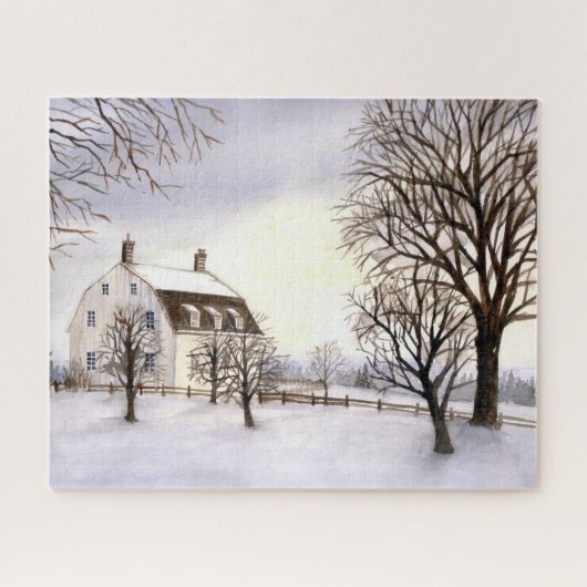 Puzzle L'hiver en Nouvelle-Angleterre (Horizontal)