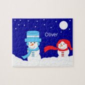 Puzzle L'hiver est neige : (Horizontal)