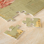 Puzzle L'homme du commerce Carte des États-Unis (1889) (Côté)