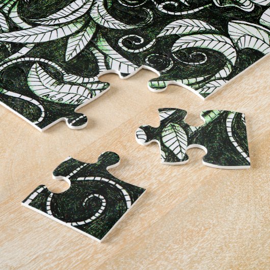 Puzzle L'homme vert (Côté)