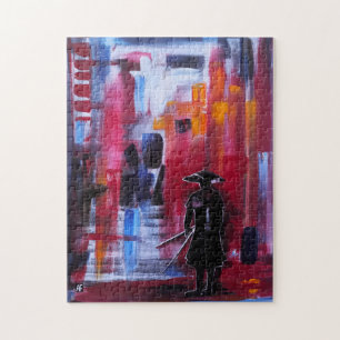 Puzzle L'Horizon du Samouraï Peinture par Alfred Fox