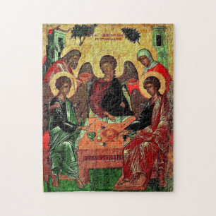 Puzzle L'hospitalité de l'icône orthodoxe d'Abraham
